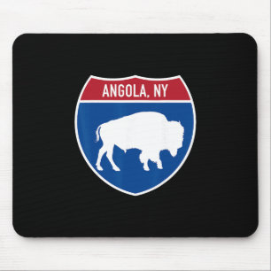 Angola New York Buffalo Ny Highway Interstate Schi Mousepad