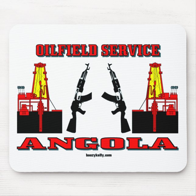 Angola-Ölfeld-Service, Öl, Anlagen, Mousepad, Mousepad (Vorne)