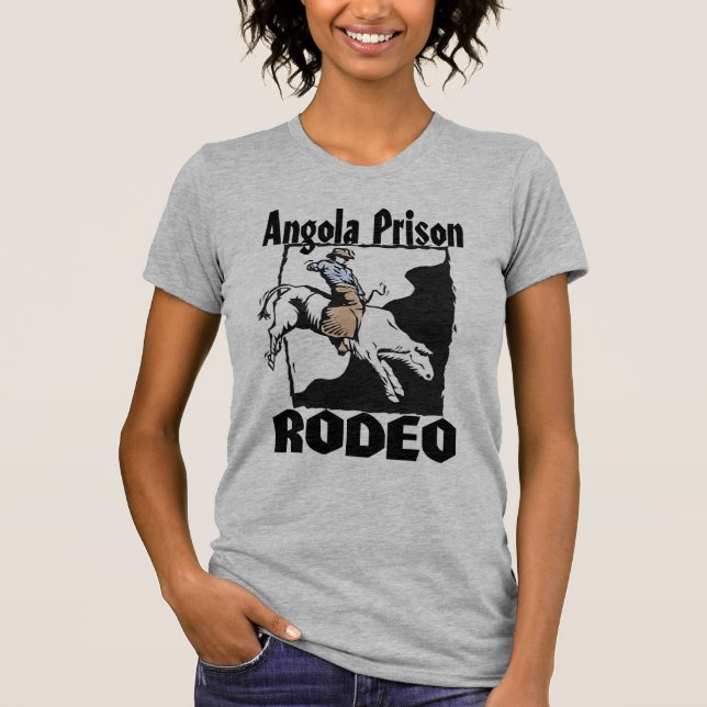 Angola Prison Rodeo Bull Rider T-Shirt (Vorderseite)