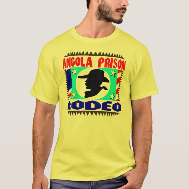 Angola Prison Rodeo Flag T-Shirt (Vorderseite)
