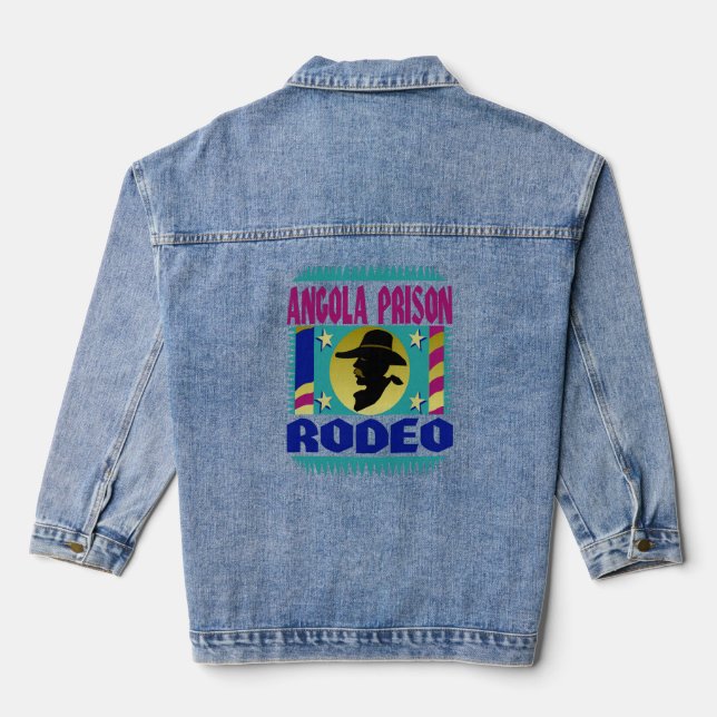 Angola Prison Rodeo Jeansjacke (Rückseite)