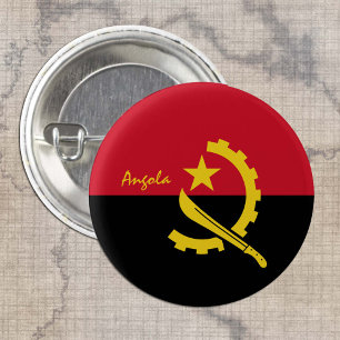 Angola-Taste, patriotische angolanische Flaggenmod Button