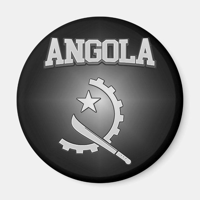 Angola-Wappen Magnet (Vorne)
