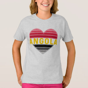 Angolan Herz, I Liebe Angola T-Shirt