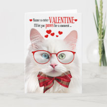 Angora Cat Lover Feline Spaß Valentinstag