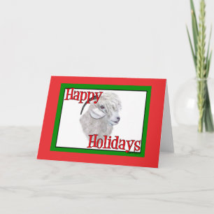Angora Goat Holiday Weihnachten