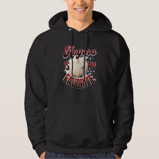 Angora ist mein Lieblings-Angora-Kaninhan-Handspin Hoodie