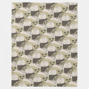 Angora-Kaninchen Fleecedecke