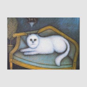 Angora-Katze, Morris Hirshfield Seidenpapier