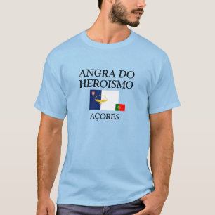 Angra tun Heroismo Açores farbiges Shirt