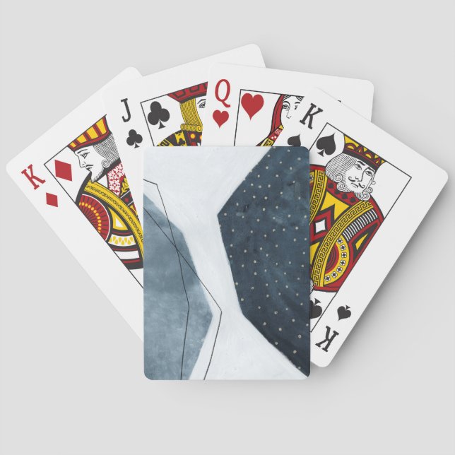 Angrenzende Abstraktion Spielkarten (Rückseite)
