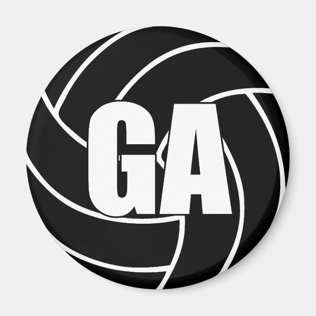 Angriff auf das Netball-Ziel Magnet (Vorne)