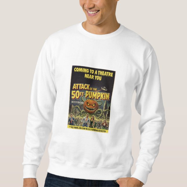 Angriff auf den 50ft Pumpkin Sweatshirt (Vorderseite)