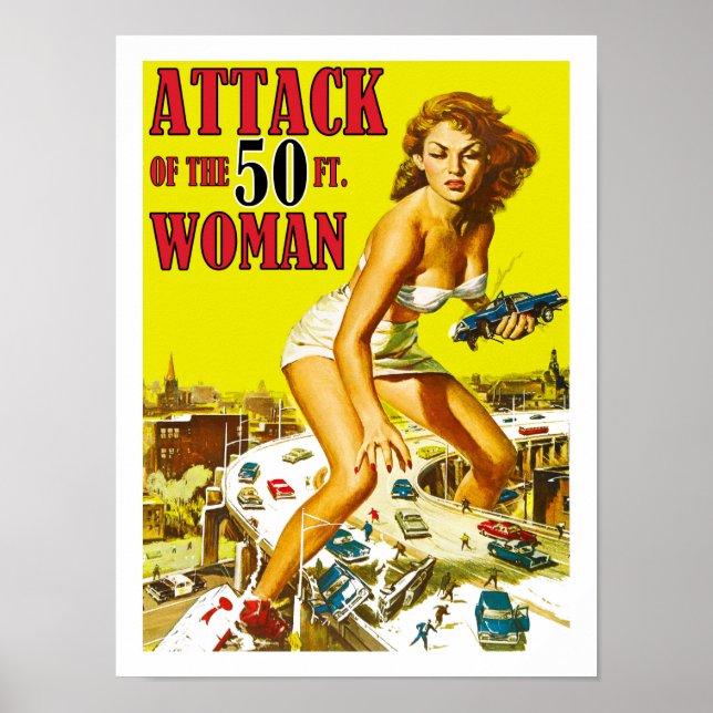 Angriff auf die 50-Fuß-Frau Poster (Vorne)