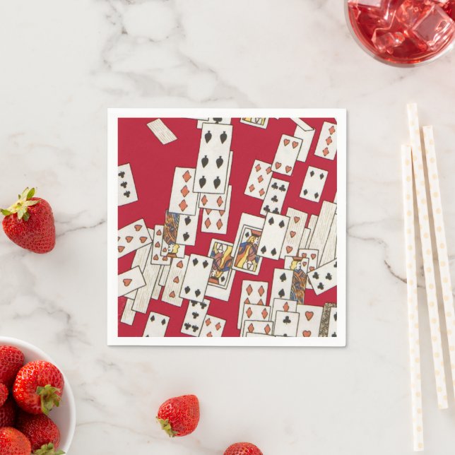 Angriff auf die Karten 4 Serviette (Beispiel)