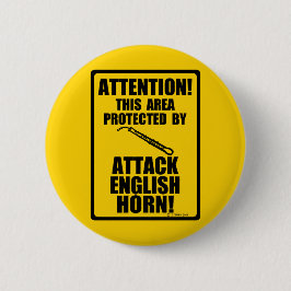 Angriff auf Englisch Horn Button