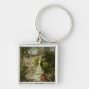 Angriff auf Kloster von San Engracio herein Schlüsselanhänger