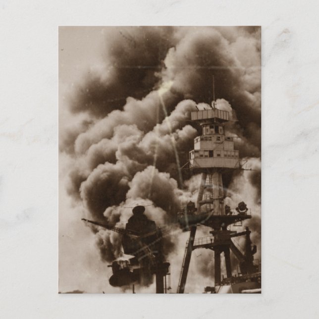 Angriff auf Pearl Harbor Postkarte (Vorderseite)