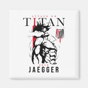 Angriff auf Titan-Aufkleber Magnet