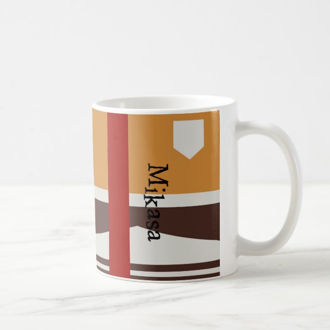 Angriff auf Titan-inspirierter Tasse, Mikasa Tasse (Rechts)