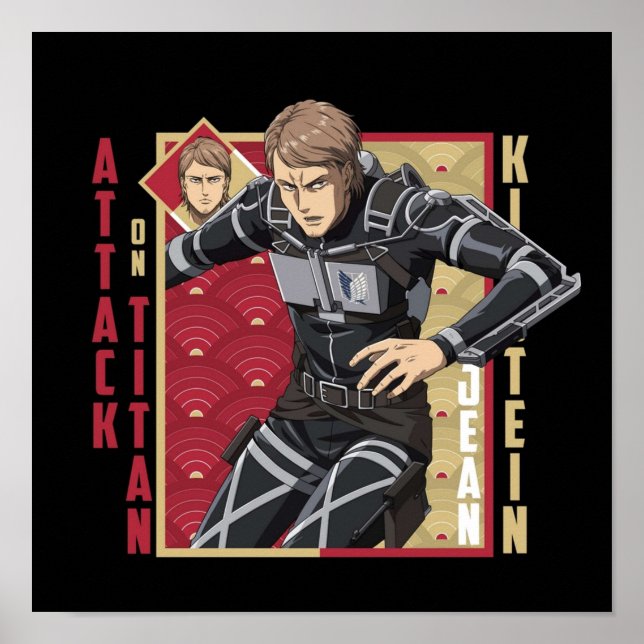Angriff auf Titan Jean Kirstein Poster (Vorne)