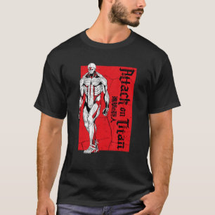 Angriff auf Titan Season 4 gepanzert Titan Roter B T-Shirt