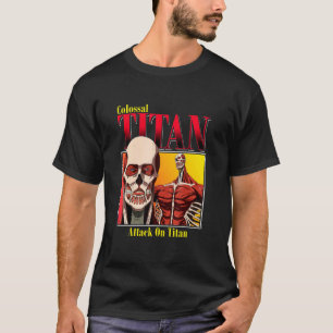 Angriff auf Titan Season 4 Kolossal Titan Gradient T-Shirt