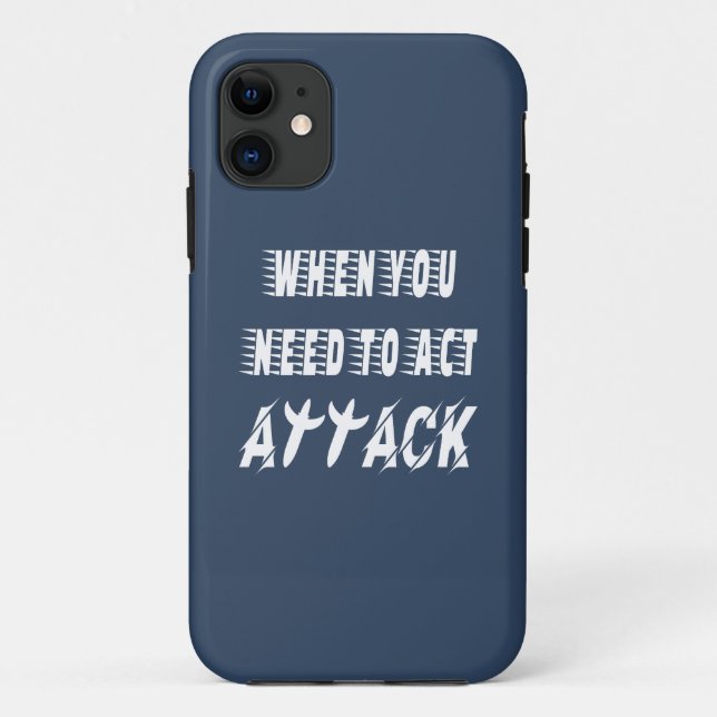 Angriff Case-Mate iPhone Hülle (Rückseite)