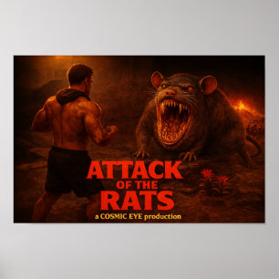 Angriff der Ratten — Offizieller Filmplakat Poster