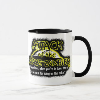 Angriff der Raum-Zombie-Tasse Tasse