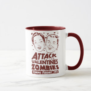 Angriff der Valentins-Zombies Tasse