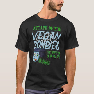 Angriff der veganen Zombies Vegetarier Vegan Hallo T-Shirt