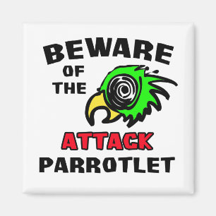 Angriff Parrotlet Magnet