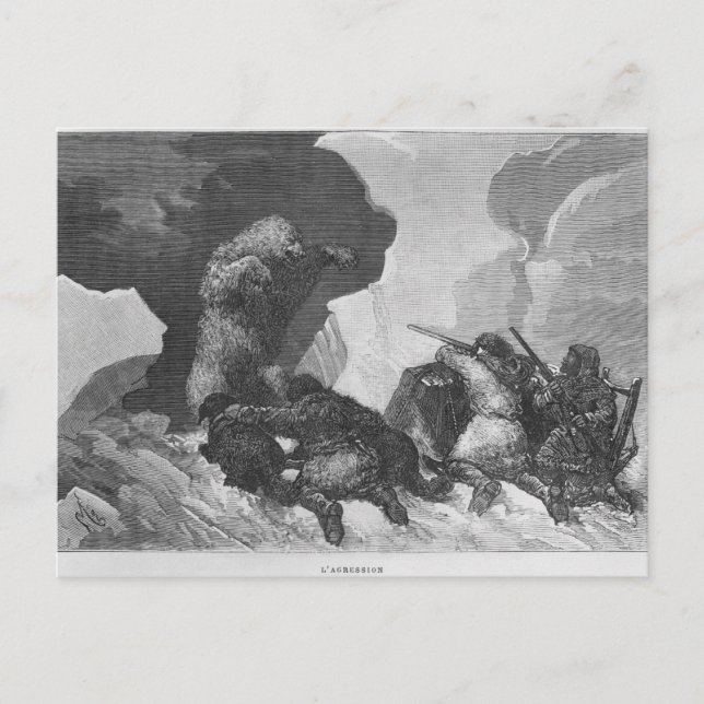 Angriff Postkarte (Vorderseite)