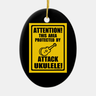 Angriff Ukulele Keramik Ornament