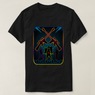 Angriffs-Gitarre Blacklight T-Shirt