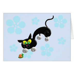 Angriffs-Modus-Katze