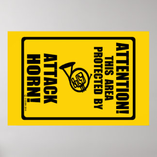 Angriffshorn Poster