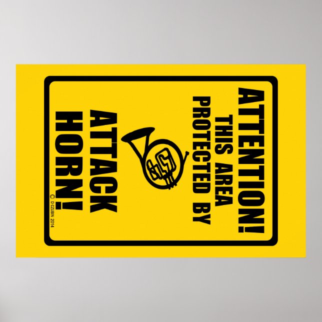 Angriffshorn Poster (Vorne)