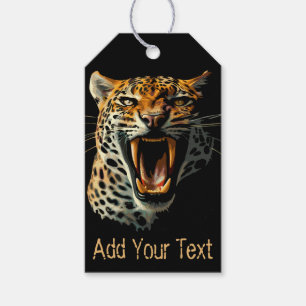 Angriffskopf von Leopard Geschenkanhänger