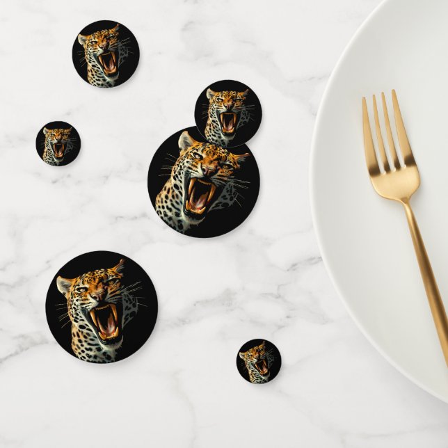 Angriffskopf von Leopard Konfetti (Gruppe)