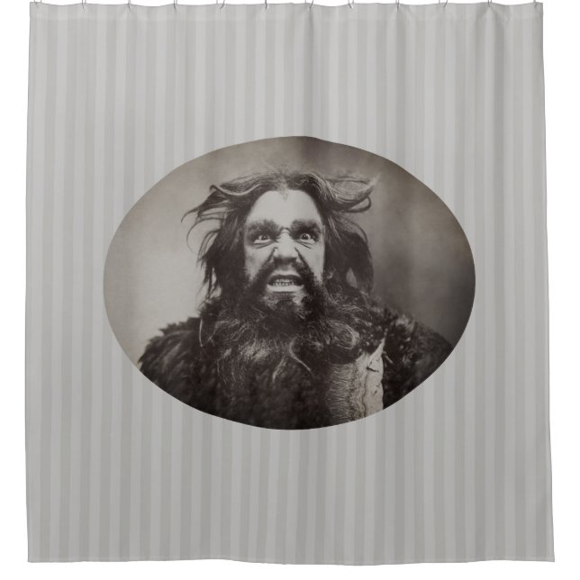Angrischer Typ - Duschvorhang (Vorderseite)