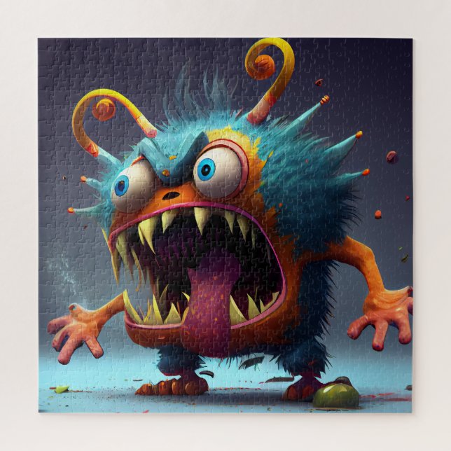 Angry 3D Monster Puzzle (Vertikal)