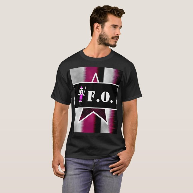 Angry Alien Pink Guy [ SKULLien ] T-Shirt (Vorne ganz)