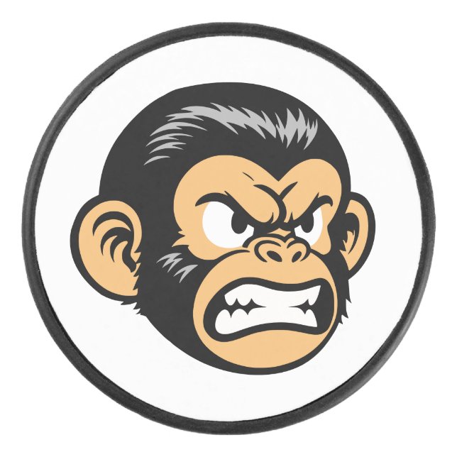 Angry Ape Eishockey Puck (Vorderseite)