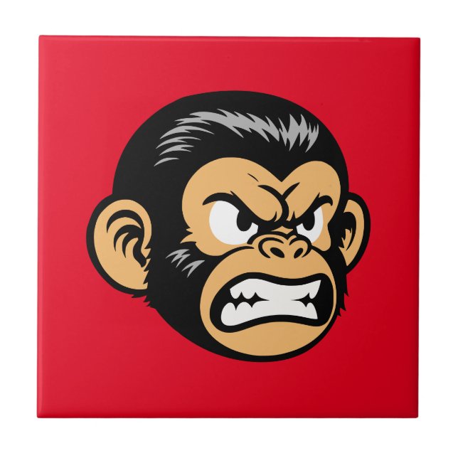 Angry Ape Fliese (Vorderseite)