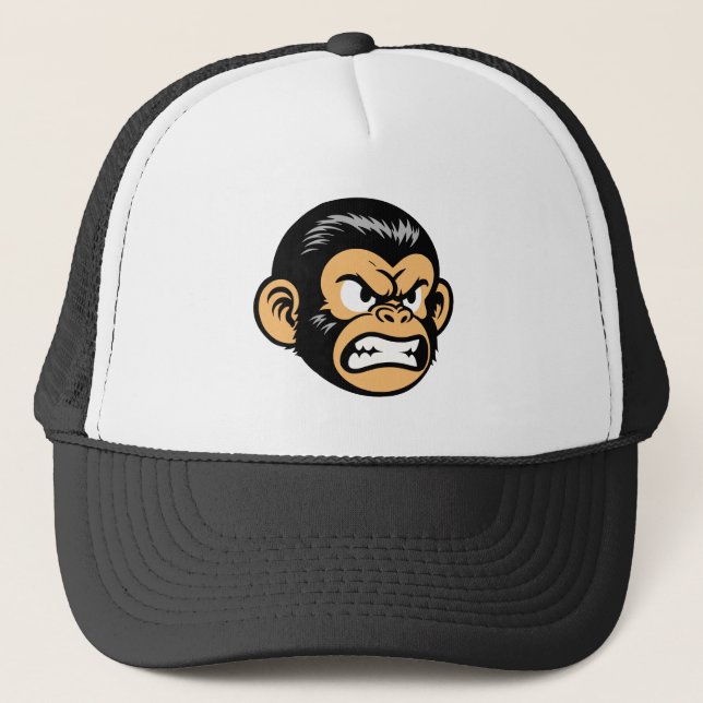 Angry Ape Truckerkappe (Vorderseite)