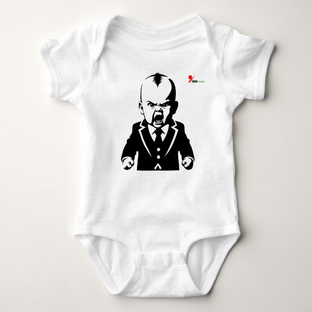Angry Baby - Unglaublich witzig Baby Bodysuit Baby Strampler (Vorderseite)