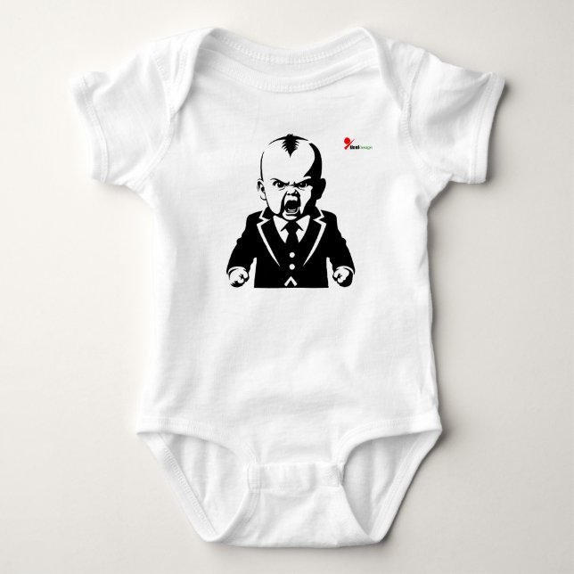 Angry Baby - Unglaublich witzig Baby Bodysuit Strampler (Vorderseite)
