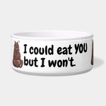 Angry Bear Funny Personalisiert Bowl